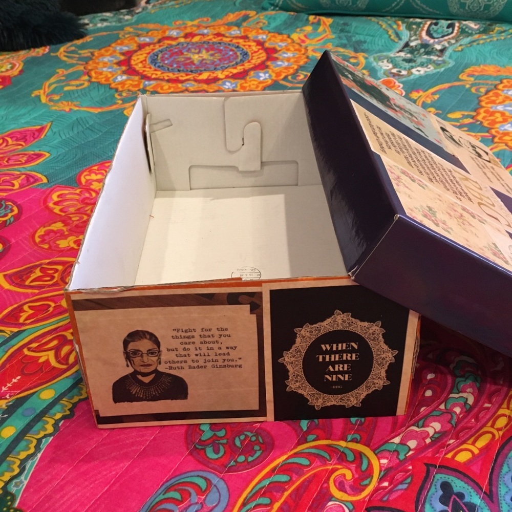 RBG ~ Ruth Bader Ginsburg Memory Box - Picture 9 of 16